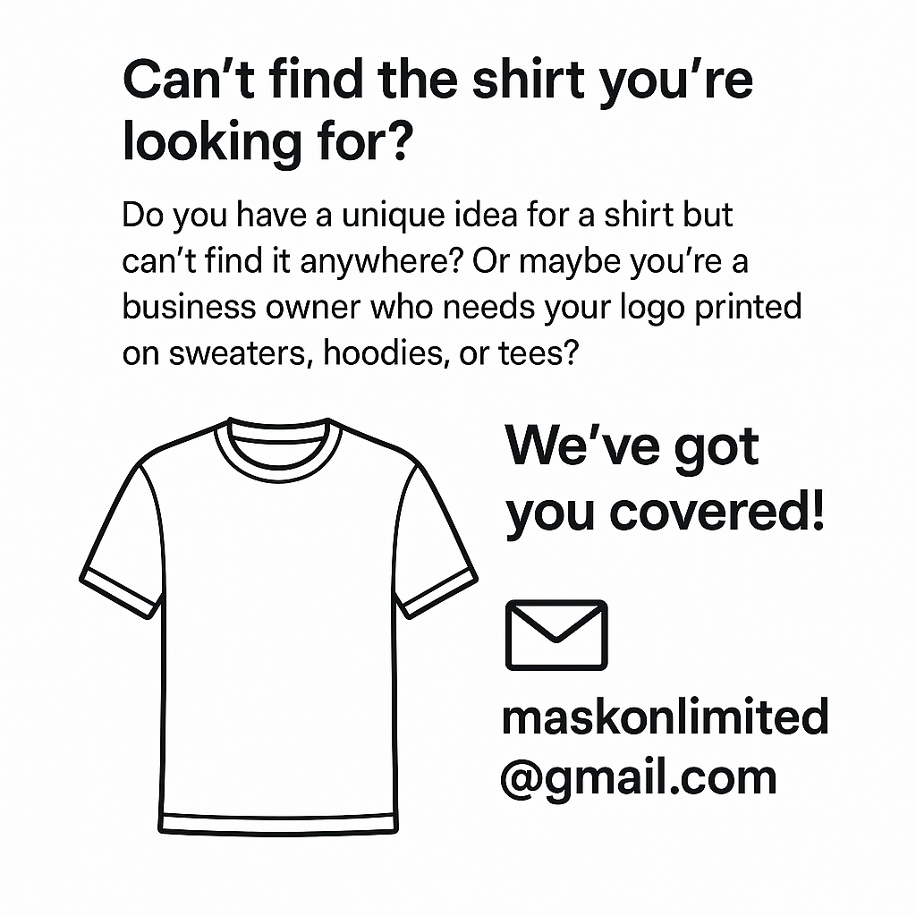 Custom Embroidery or Printing